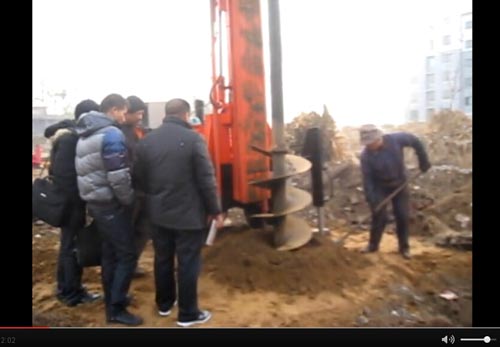 楼房地基好色先生黄色软件下载施工视频